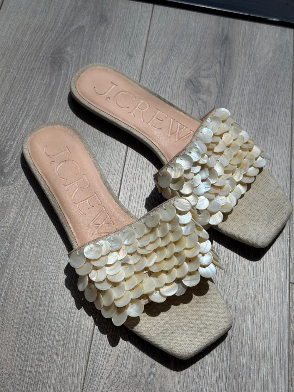 J.Crew's Capri slide sandals 8.5